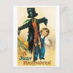 Carte Postale Halloween, moquette & enfant