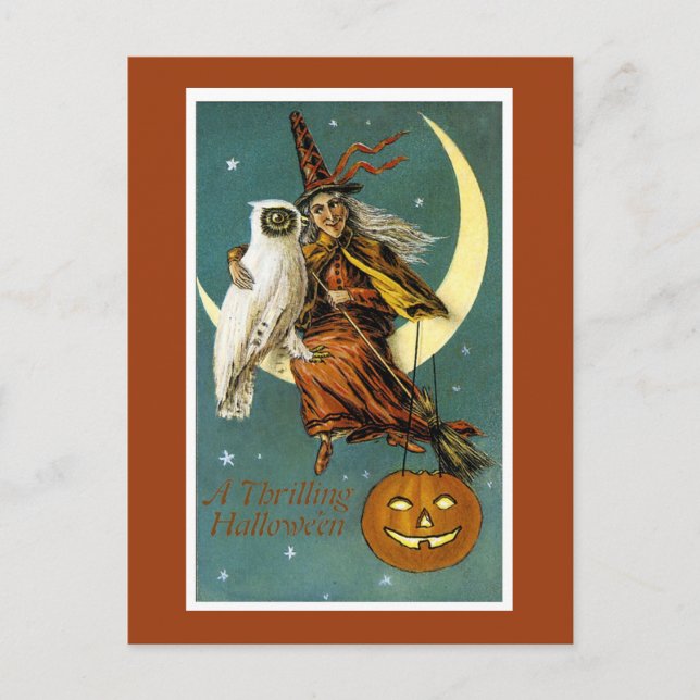 Carte Postale Halloween palpitant (Devant)