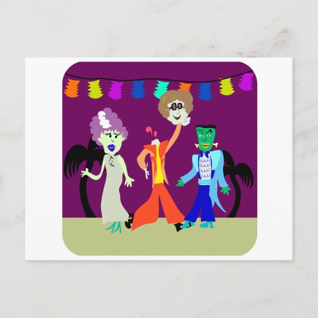 Carte Postale Halloween Party 2 ! (Devant)