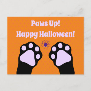 Carte Postale Halloween Pat Noir Cute