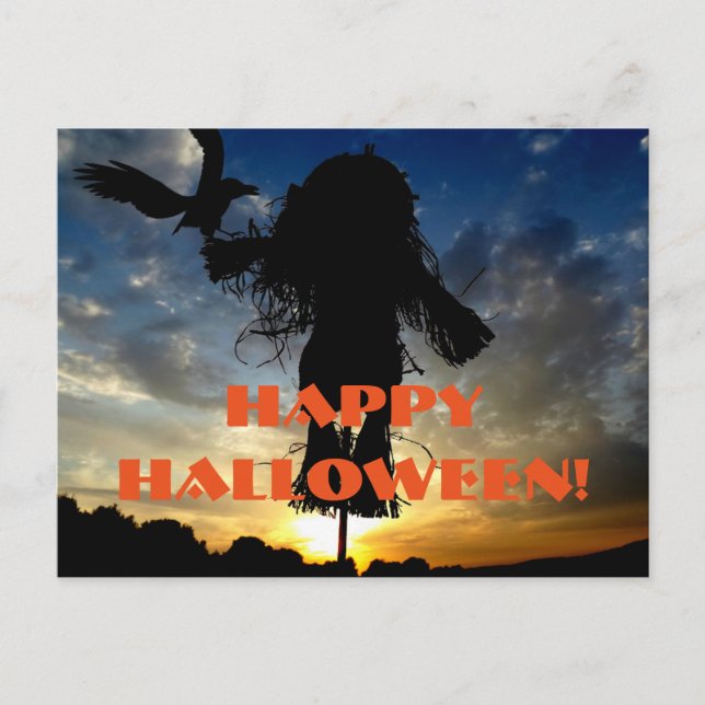 Carte Postale Halloween Scarecrow (Devant)