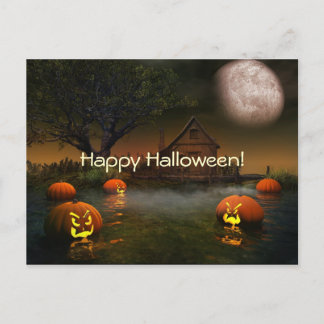 Carte postale Halloween Scènes Éffrayantes