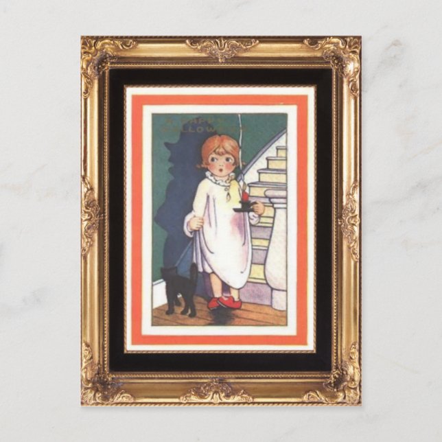 Carte Postale Halloween Snooping (Devant)