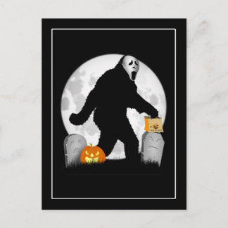 Carte Postale Halloween Squatchin'
