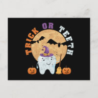 Halloween tooth hat dentist dental assistant trick