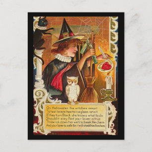 Carte Postale Halloween vintage