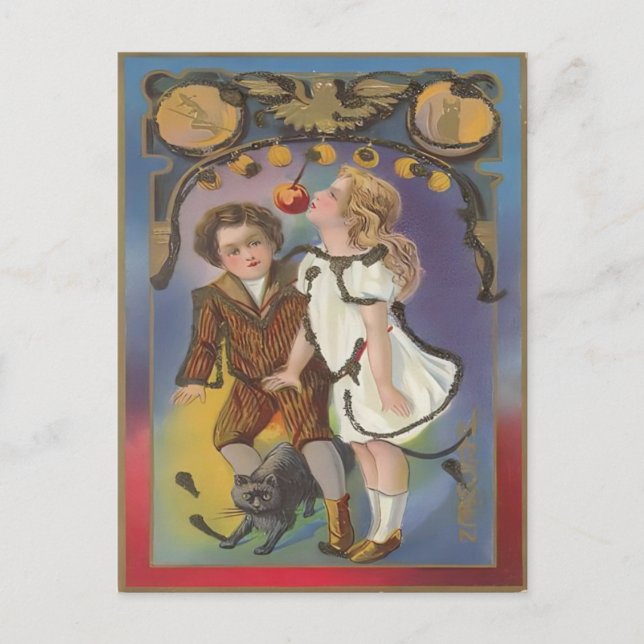 Carte Postale Halloween vintage (Devant)