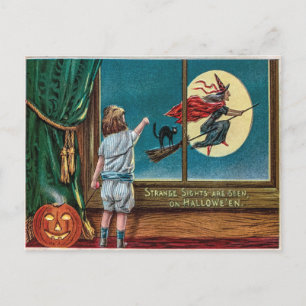 Carte Postale Halloween vintage