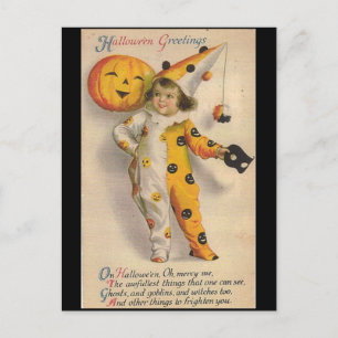 Carte postale Halloween vintage