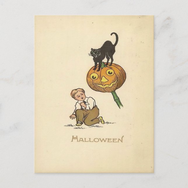 Carte Postale Halloween vintage (Devant)