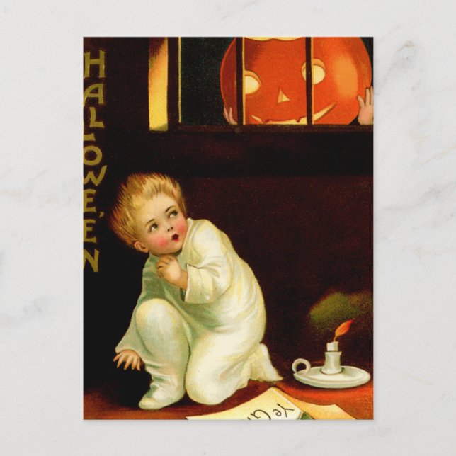 Carte postale Halloween vintage (Devant)