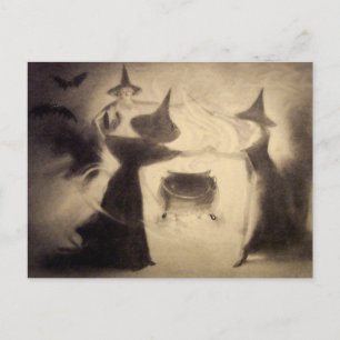 Carte postale Halloween vintage