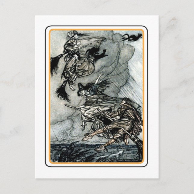 Carte Postale Halloween vintage (Devant)