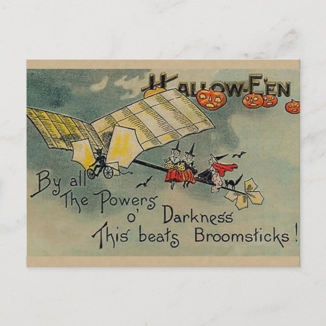 Carte postale Halloween vintage (Devant)