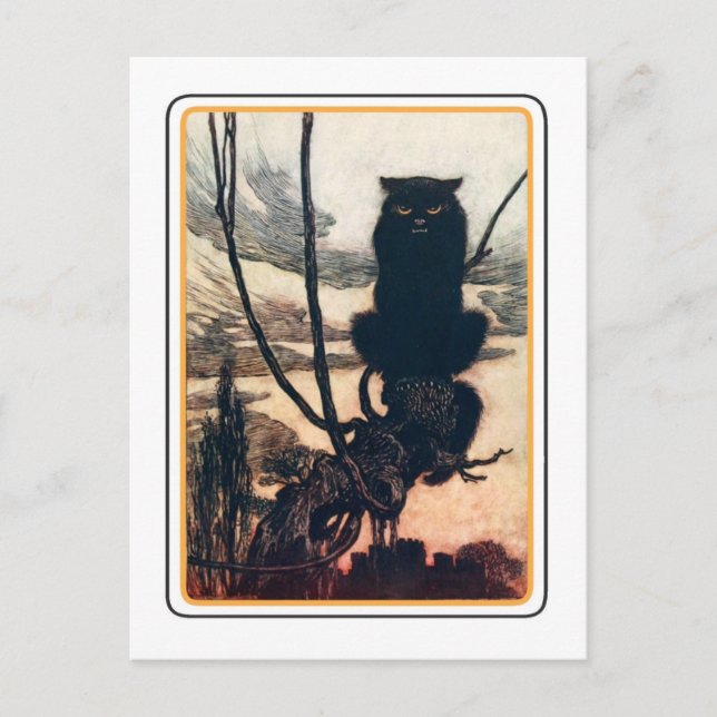 Carte Postale Halloween vintage (Devant)