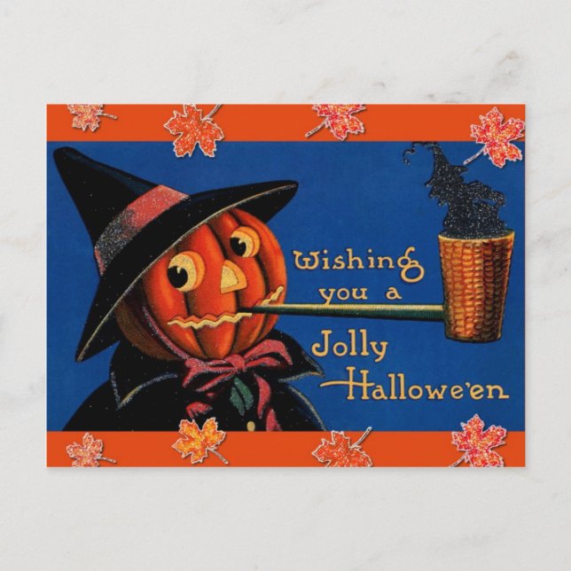 Carte Postale Halloween vintage (Devant)