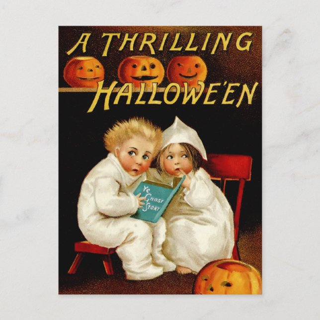 Carte postale Halloween vintage (Devant)