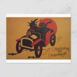 Carte Postale Halloween vintage