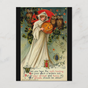 Carte postale Halloween vintage