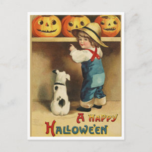 Carte postale Halloween vintage