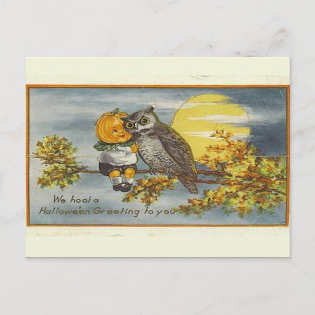 Carte Postale Halloween Vintage KRW (Devant)