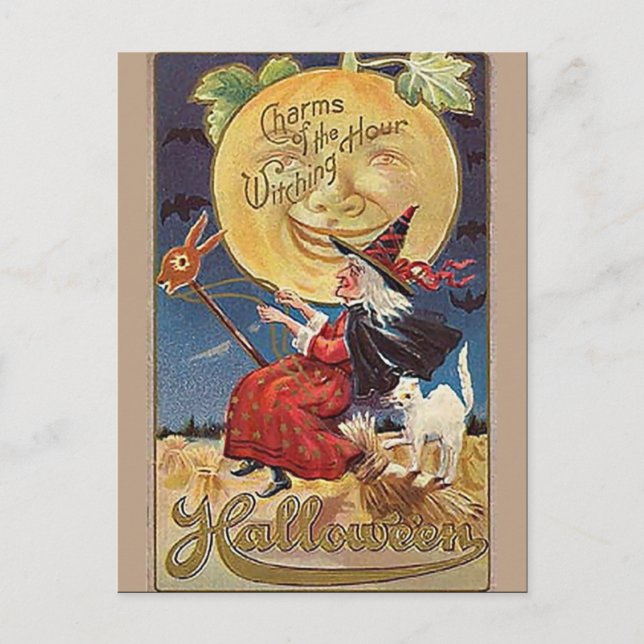 Carte Postale Halloween Vintage KRW (Devant)