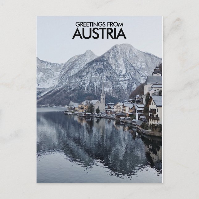Carte Postale Hallstatt, Autriche (Devant)