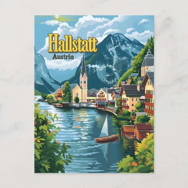 Carte Postale Hallstatt Autriche (Devant)