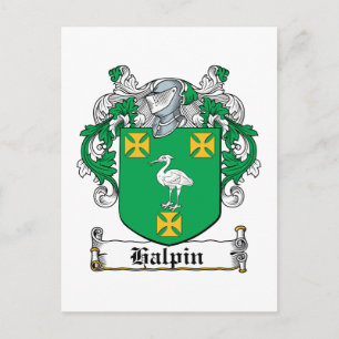 Carte Postale Halpin Family Crest