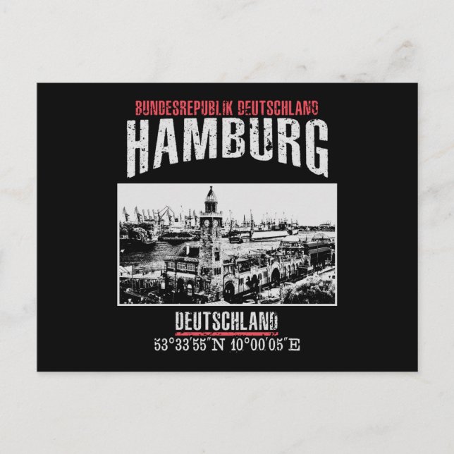 Carte Postale Hambourg (Devant)