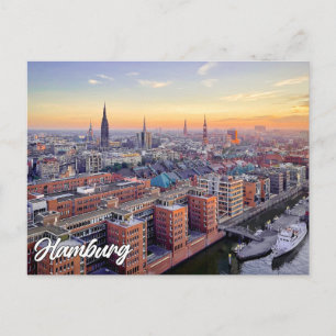 Carte Postale Hambourg, Allemagne