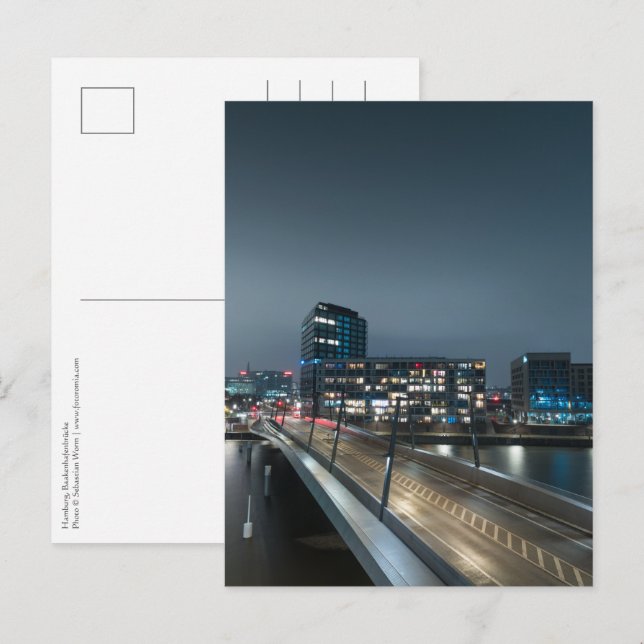 Carte Postale Hambourg Allemagne (Devant / Derrière)
