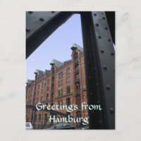 Hambourg postcard