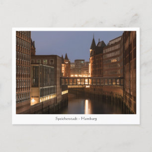 Carte Postale Hambourg Speicherstadt