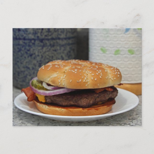 Carte Postale Hamburger (Devant)