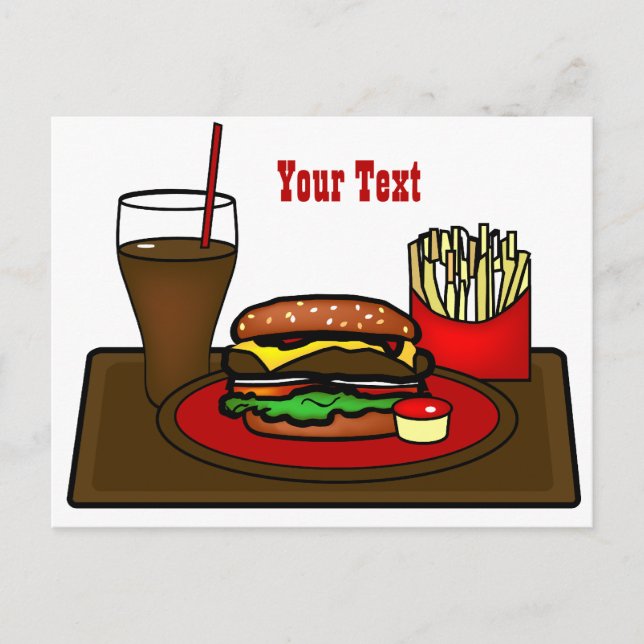 Carte postale Hamburger Platter (Devant)