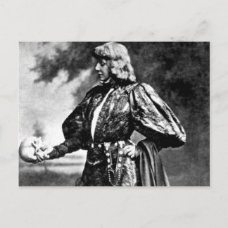 Carte Postale hameau william shakespeare sarah baird 1899 crâne