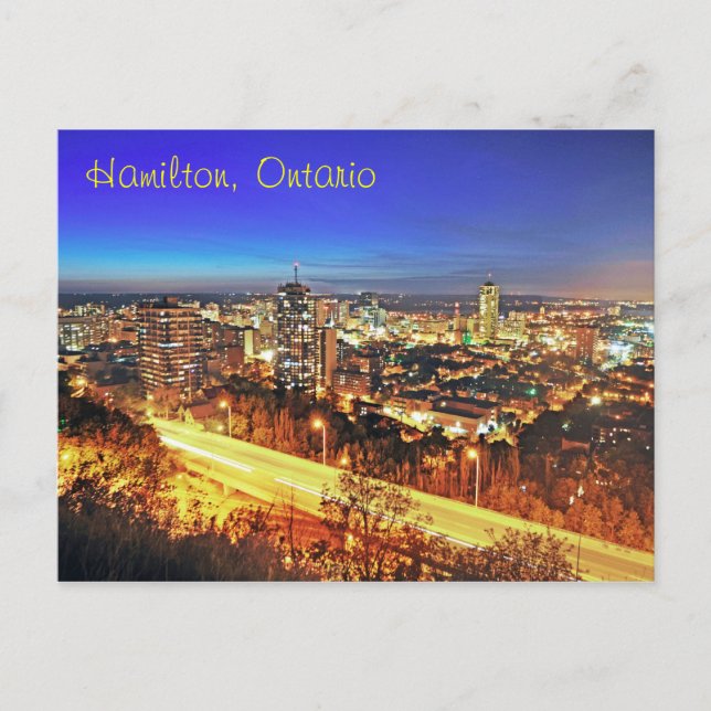 Carte Postale Hamilton, Ontario, Canada (Devant)