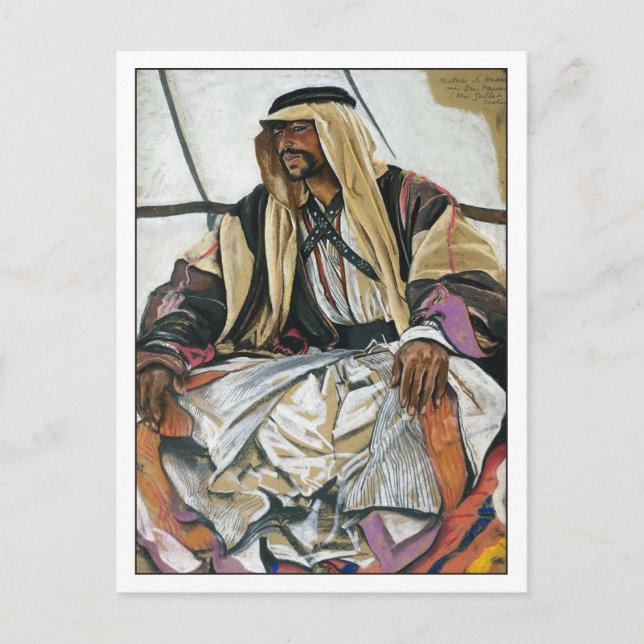 Carte Postale Hamoud Hassan par Eric Kennington (Devant)