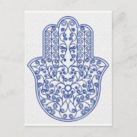 hamsa*tunis*maroc*henné*bleu