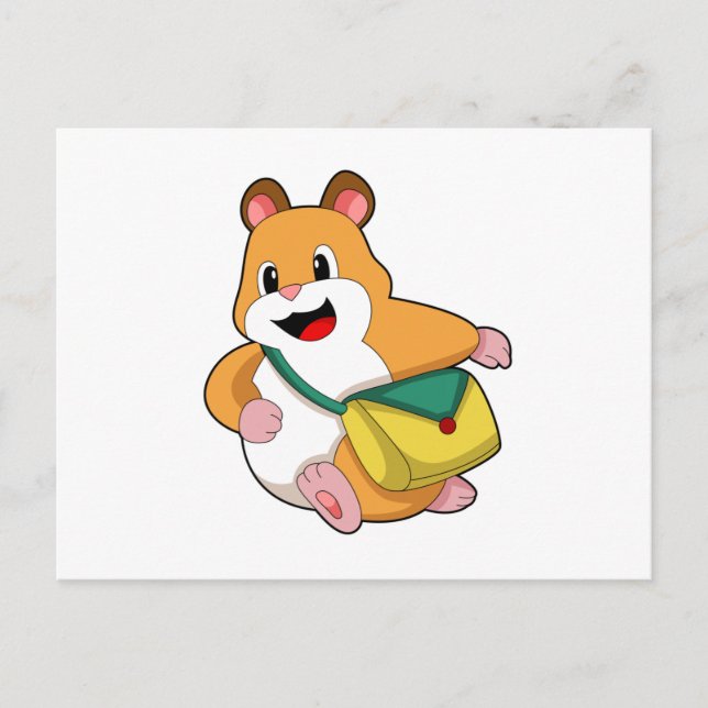 Carte Postale Hamster avec Sac.PNG (Devant)