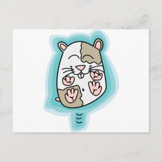 Carte Postale Hamster rebond
