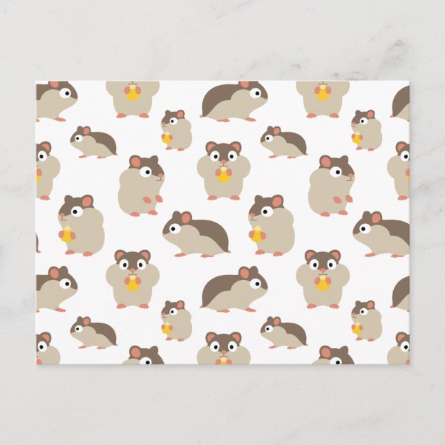 Carte Postale Hamsters (Devant)