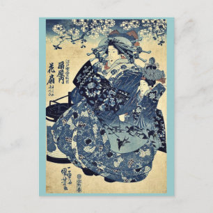 Carte Postale Hanao d'Ogiya par Utagawa, Kuniyoshi