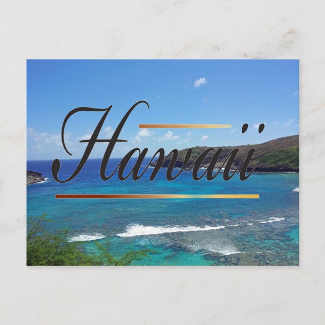 Carte Postale Hanauma Bay Hawaii (Devant)