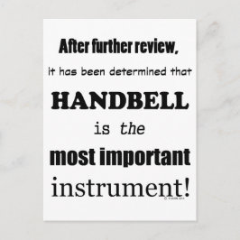 Carte Postale Handbell Instrument le plus important