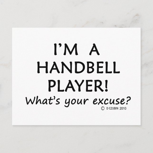 Carte Postale Handbell Player (Devant)