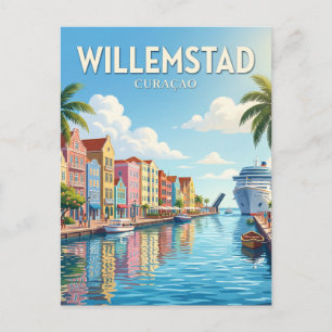 Carte Postale Handelskade, Willemstad Curaçao