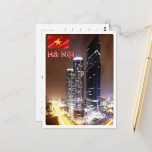 Carte Postale Hanoi - Tour Landmark de nuit - Vietnam -