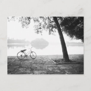 Carte Postale Hanoi Vietnam, Bicyclette & Bay Mau Lake Parc Léni